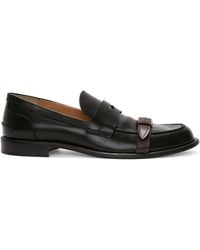 JW Anderson - Leather Moccasin Loafers - Lyst
