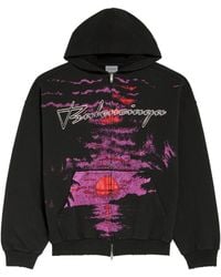 Balenciaga - Cotton Dream Print Hoodie - Lyst