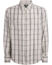 PAIGE - Cotton-Blend Check Everett Shirt - Lyst