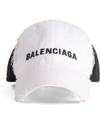 Balenciaga - Cotton Logo Baseball Cap - Lyst