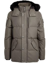 Moose Knuckles - Shearling-trim 3q Puffer Jacket - Lyst