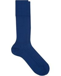 FALKE - Egyptian Cotton Ribbed Socks - Lyst