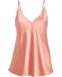 Max Mara - Silk Satin Cami Top - Lyst