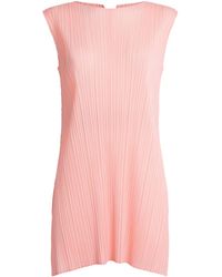 Pleats Please Issey Miyake - Monthly Colors March Mini Dress - Lyst