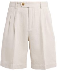 CHE - Cotton-Linen Marinos Chino Shorts - Lyst