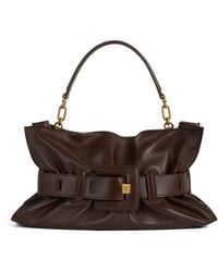 Balmain - Medium Leather Anthem Shoulder Bag - Lyst