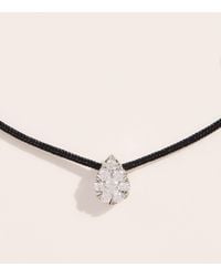 PERSÉE - And Diamond Floating Necklace - Lyst