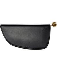 Burberry - Large Leather Shield Wallet - Lyst
