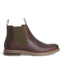 Barbour - Leather Farsley Chelsea Boots - Lyst