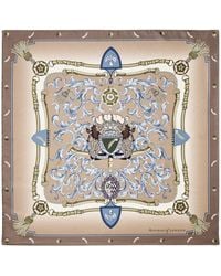 Aspinal of London - Silk Signature Printed Scarf - Lyst
