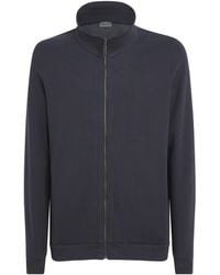 Hanro - Stretch-Cotton Zip-Up Sweatshirt - Lyst