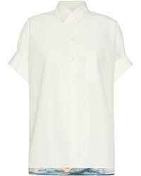 Weekend by Maxmara - Cotton-Silk Printed Shirt - Lyst