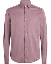 Canali - Cotton-Lyocell Jersey Shirt - Lyst