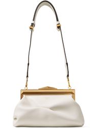 Jimmy Choo - Leather Diamond Frame Clutch Bag - Lyst