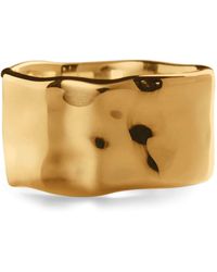 Monica Vinader - Vermeil Siren Me Bold Ring - Lyst
