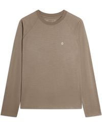 dunhill - Wool-Cashmere Long-Sleeve T-Shirt - Lyst