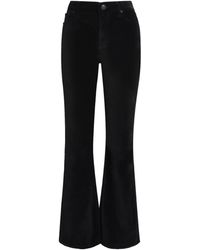Rag & Bone - Velvet Dahlia Mid-Rise Flared Jeans - Lyst