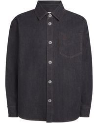 Ami Paris - Denim Ami De Coeur Overshirt - Lyst