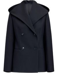 Alaïa - Virgin Wool Tailored Coat - Lyst