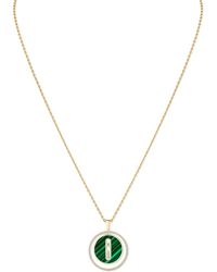 Messika - Lucky Move, Diamond And Malachite Necklace - Lyst
