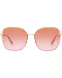 Chloé - Oversized Square Sunglasses - Lyst