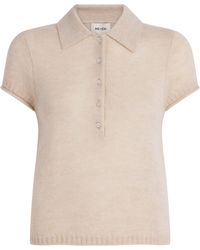 ME+EM - Merino-Cashmere-Silk Polo Shirt - Lyst