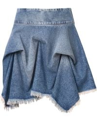 AllSaints - Crissy Denim Mini Skirt - Lyst