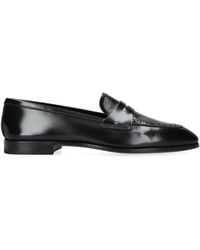 Church's - Polished Fumé Leather Onyx Loafers - Lyst