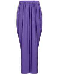 Alaïa - Cady Straight Trousers - Lyst
