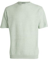 Sease - Linen-cotton T-shirt - Lyst
