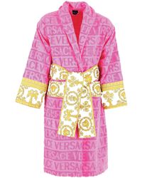 Versace - Baroque Logo Robe - Lyst