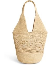 Anine Bing - Raffia Logo Leah Shopper Bag - Lyst