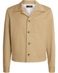 Amiri - Cotton Script Shacket - Lyst