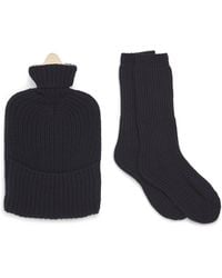 Johnstons of Elgin - Cashmere Hot Water Bottle And Socks Gift Set - Lyst