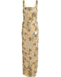 Rachel Gilbert - Embellished Elyse Maxi Dress - Lyst
