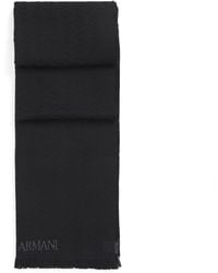 Giorgio Armani - Wool Geometric Print Scarf - Lyst