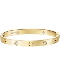 Cartier - Love Classic 4-Diamond Bracelet - Lyst