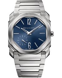 BVLGARI - Stainless Steel Octo Finissimo Automatic Watch 40mm - Lyst