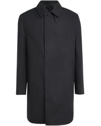 Mackintosh - Rubberised Cotton Waterproof Dunoon Overcoat - Lyst