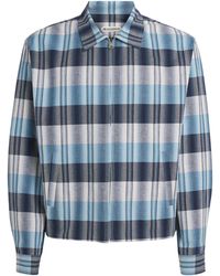 JW Anderson - Cotton Check Bomber Jacket - Lyst