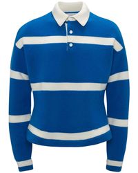 JW Anderson - Striped Polo Sweater - Lyst