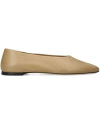 TOTEME - Leather Slip Ballet Flats - Lyst