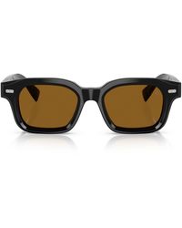 Brunello Cucinelli - Acetate Square Jared Sunglasses - Lyst