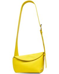 McQueen - Leather T-Bar Sling Cross-Body Bag - Lyst
