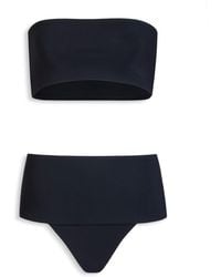 Alaïa - Bonded Bandeau Bikini - Lyst