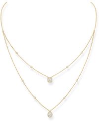 Messika - My Twin And Diamond Layered Necklace - Lyst
