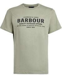 Barbour - Printed Moorside T-Shirt - Lyst