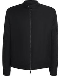 Emporio Armani - Technical Fabric Blouson Jacket - Lyst