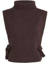 Maje - Wool-Cashmere Sweater Collar - Lyst