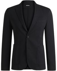 BOSS - Seersucker Slim Blazer - Lyst